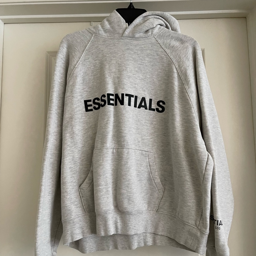 Essentials Light Gray Hoodie